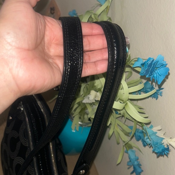 COACH Ashley Dotted Op-Art Crossbody Bag - Picture 8 of 12